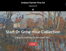 Tablet Screenshot of andrewfarmerfineart.com